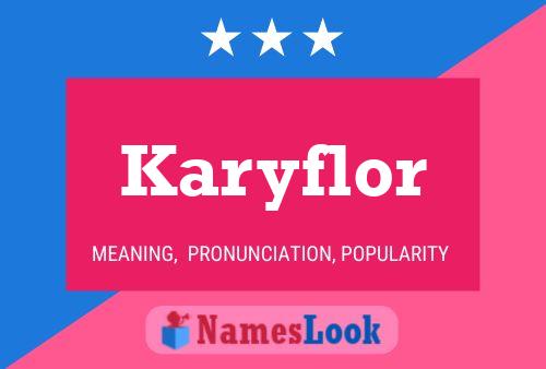 ملصق اسم Karyflor