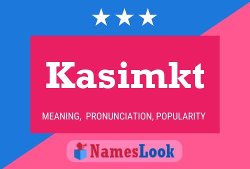 ملصق اسم Kasimkt