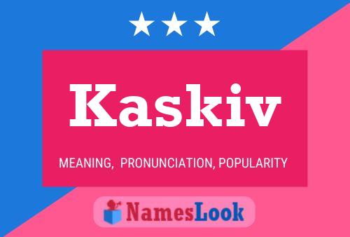 ملصق اسم Kaskiv