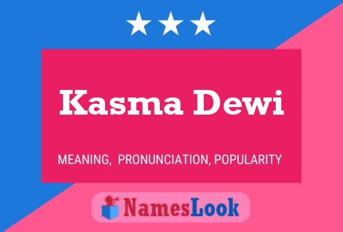 ملصق اسم Kasma Dewi