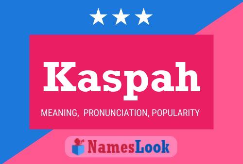 ملصق اسم Kaspah