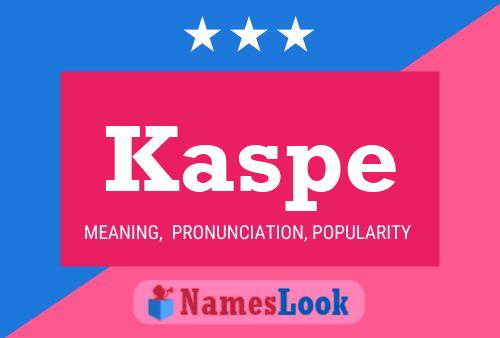 ملصق اسم Kaspe