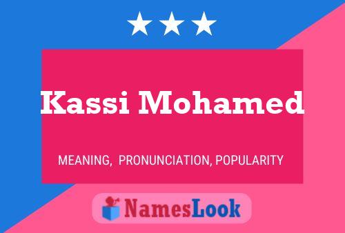 ملصق اسم Kassi Mohamed