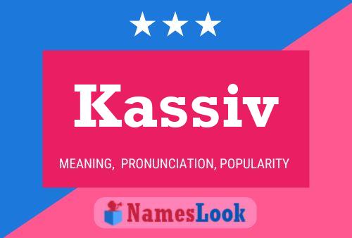 ملصق اسم Kassiv