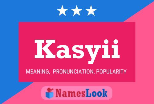 ملصق اسم Kasyii