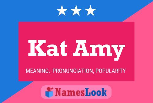 ملصق اسم Kat Amy