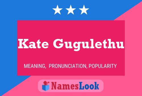 ملصق اسم Kate Gugulethu