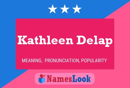 ملصق اسم Kathleen Delap