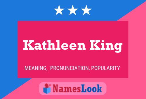 ملصق اسم Kathleen King