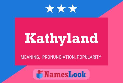 ملصق اسم Kathyland