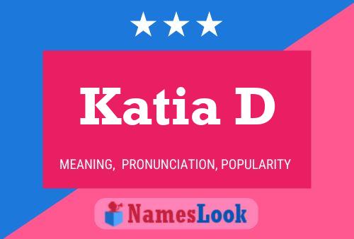 ملصق اسم Katia D