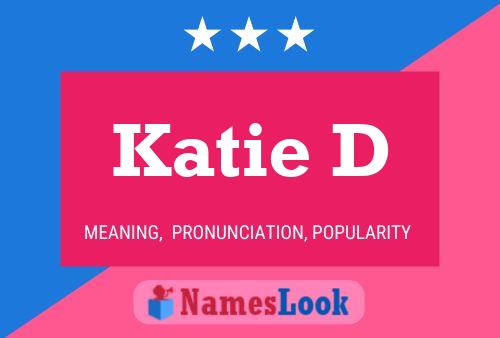 ملصق اسم Katie D