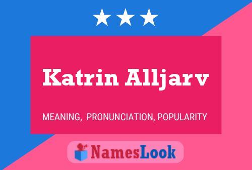 ملصق اسم Katrin Alljarv