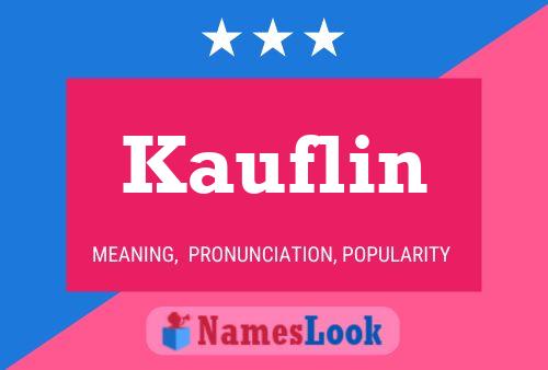 ملصق اسم Kauflin