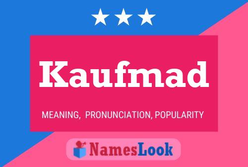 ملصق اسم Kaufmad