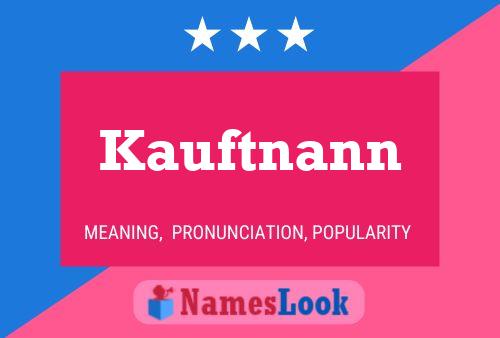 ملصق اسم Kauftnann