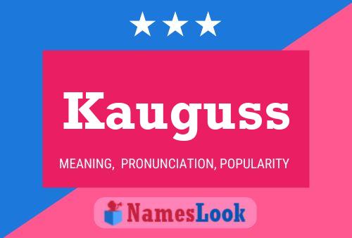 ملصق اسم Kauguss