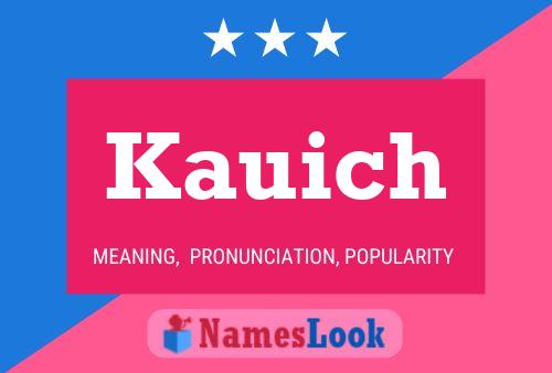 ملصق اسم Kauich