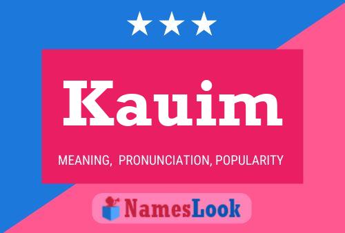 ملصق اسم Kauim