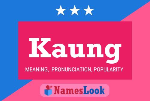 ملصق اسم Kaung