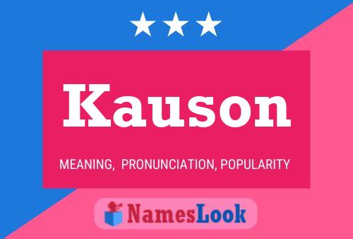 ملصق اسم Kauson