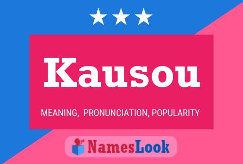 ملصق اسم Kausou