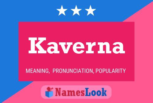 ملصق اسم Kaverna