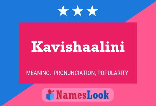 ملصق اسم Kavishaalini