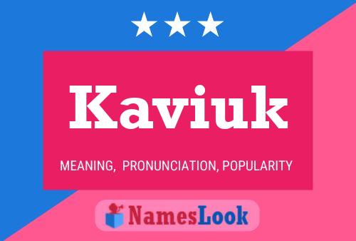 ملصق اسم Kaviuk