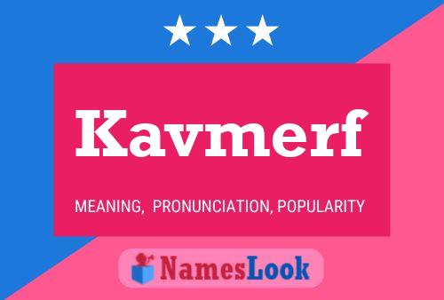 ملصق اسم Kavmerf