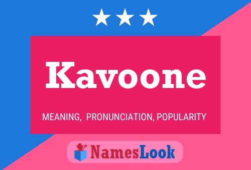 ملصق اسم Kavoone