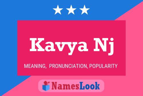 ملصق اسم Kavya Nj