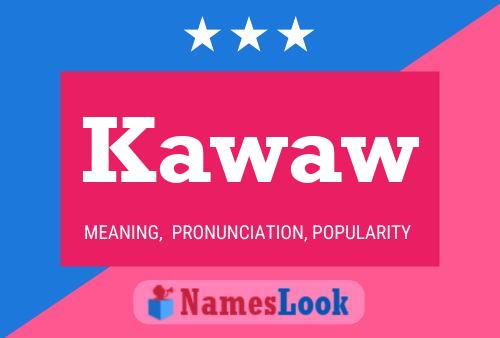 ملصق اسم Kawaw