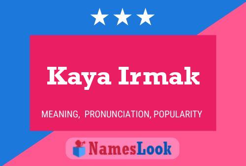 ملصق اسم Kaya Irmak