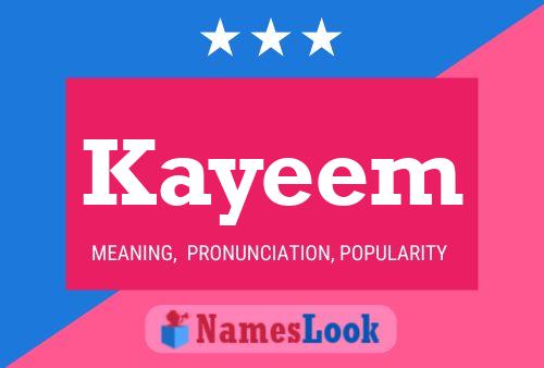 ملصق اسم Kayeem