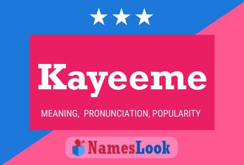 ملصق اسم Kayeeme