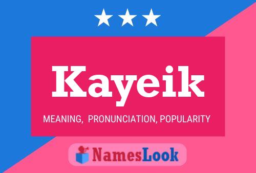 ملصق اسم Kayeik