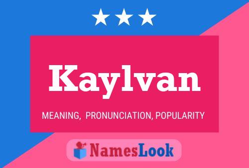 ملصق اسم Kaylvan