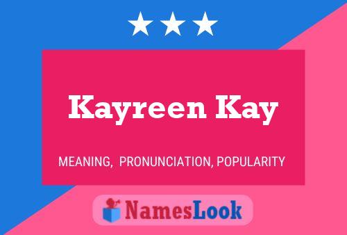 ملصق اسم Kayreen Kay