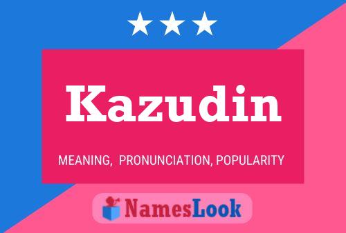 ملصق اسم Kazudin