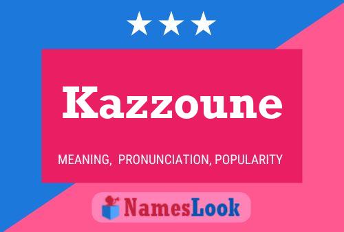 ملصق اسم Kazzoune