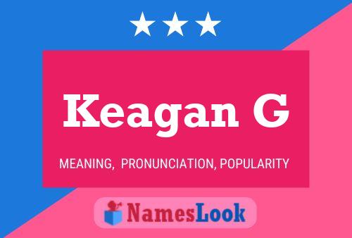 ملصق اسم Keagan G