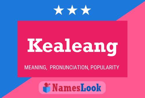 ملصق اسم Kealeang