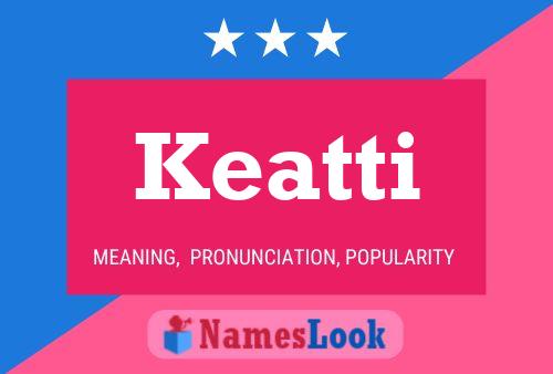 ملصق اسم Keatti