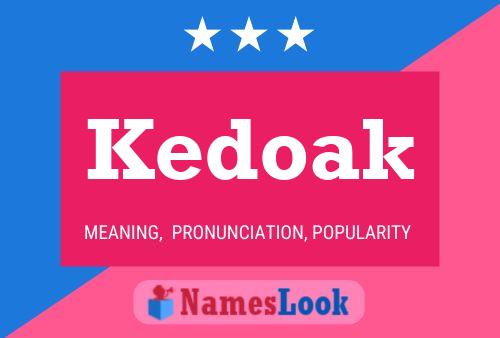 ملصق اسم Kedoak