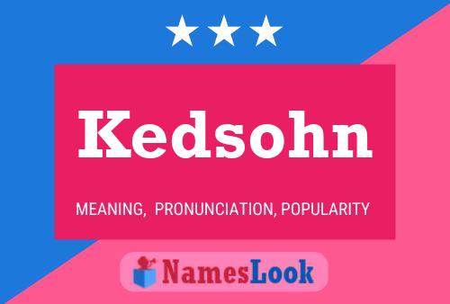 ملصق اسم Kedsohn