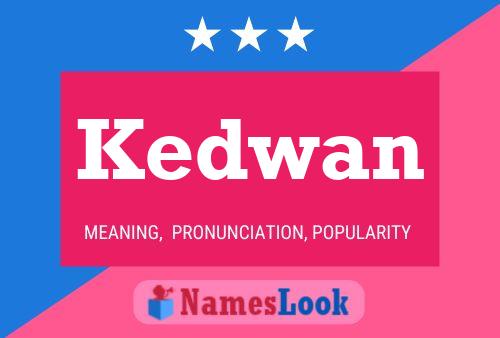 ملصق اسم Kedwan