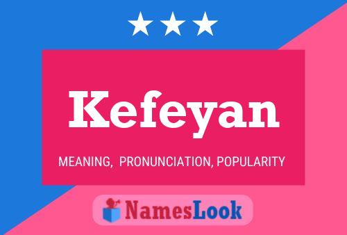 ملصق اسم Kefeyan