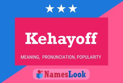 ملصق اسم Kehayoff