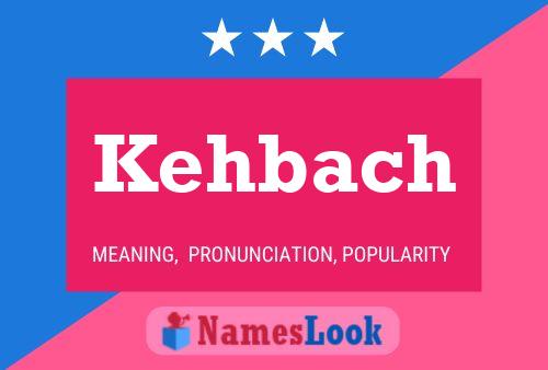 ملصق اسم Kehbach